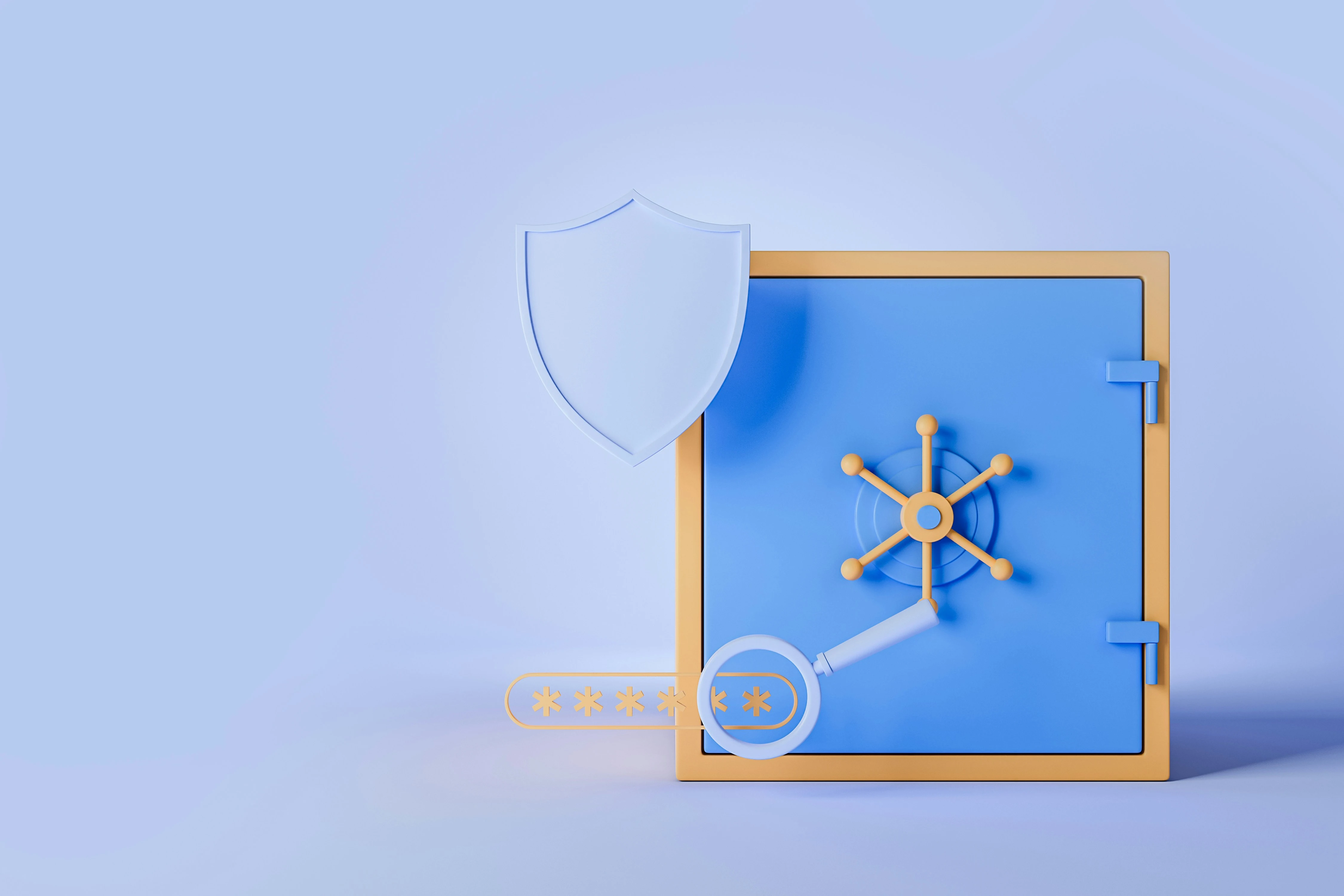 Coffre-fort symbolisant l'authentification 3D Secure du parcours de paiement