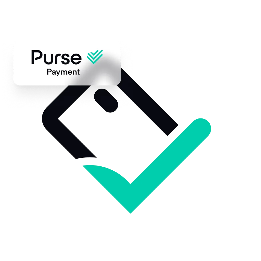 Transaction validée par l'orchestration de paiement Purse Payment