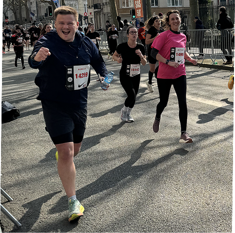 Collaborateurs Purse lors d'une course solidaire en juin 2026