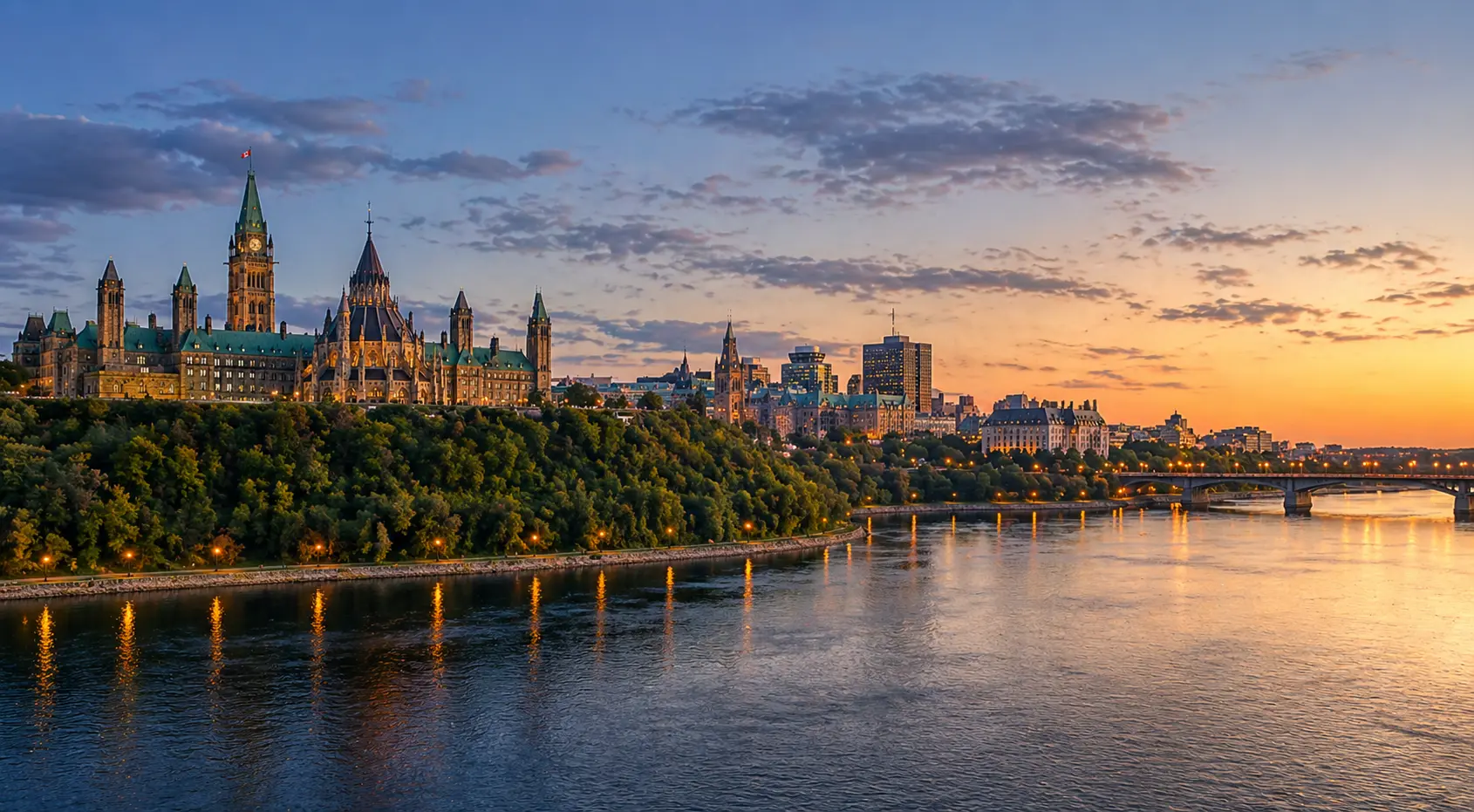 Ottawa River shoreline and Parliament buildings representing Geller Law’s Canada-wide legal service for investment loss, advisor misconduct, and financial loss claims.