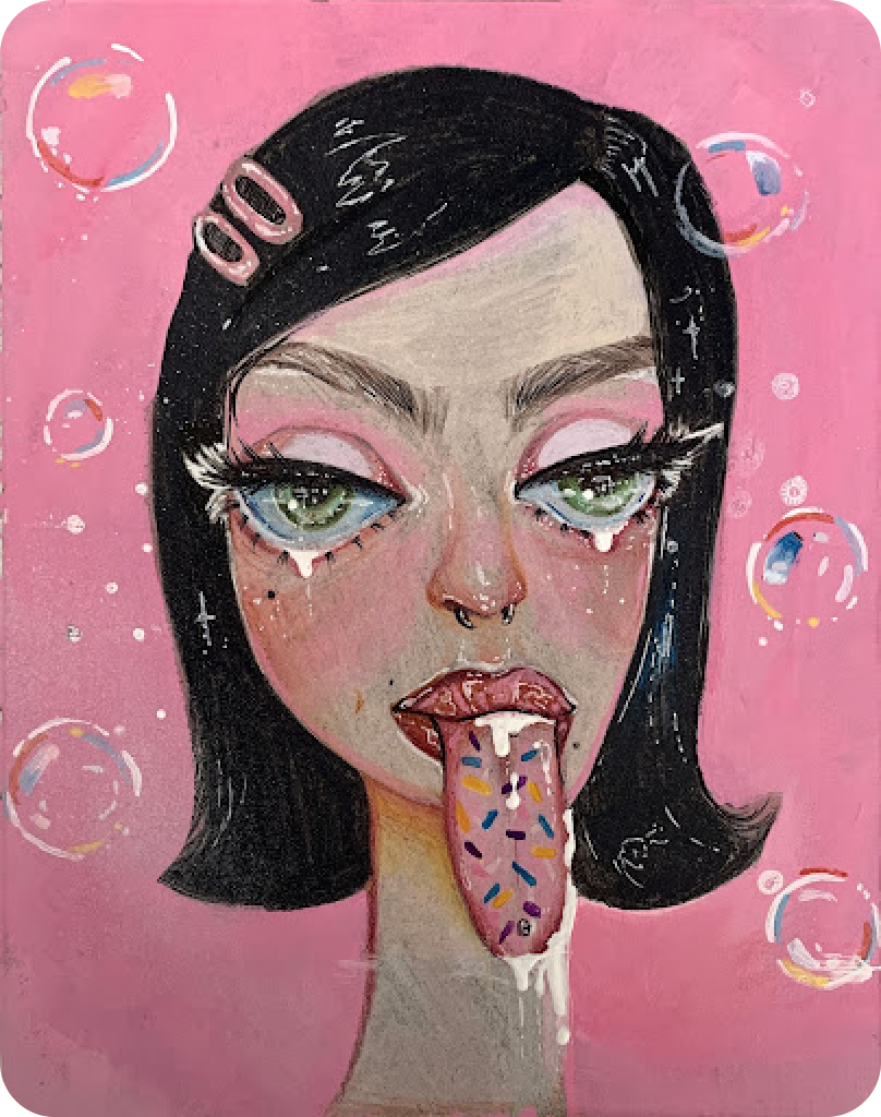 Self portrait painting