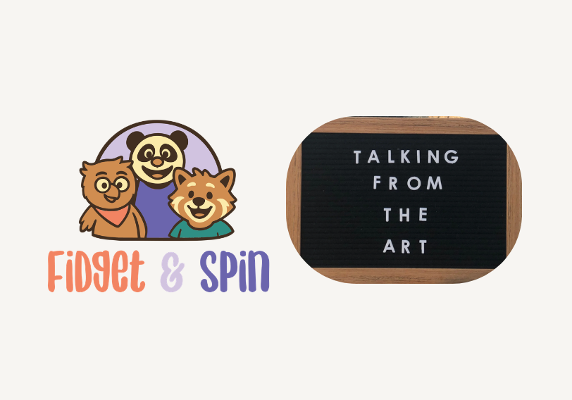 Fidget and Spin with Talking From The Art.