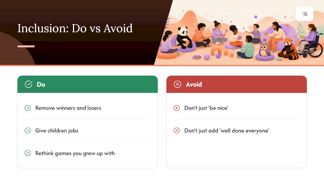 Why "just be nice" isn't a party plan — overview diagram