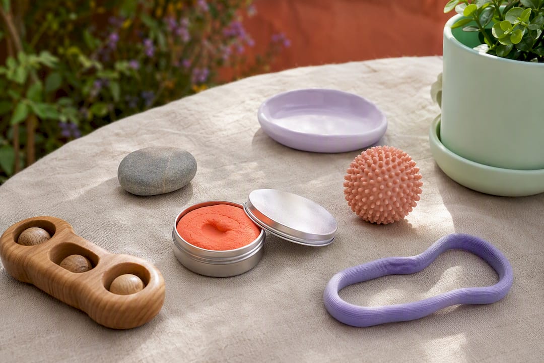 Calm tactile items suitable for party bags