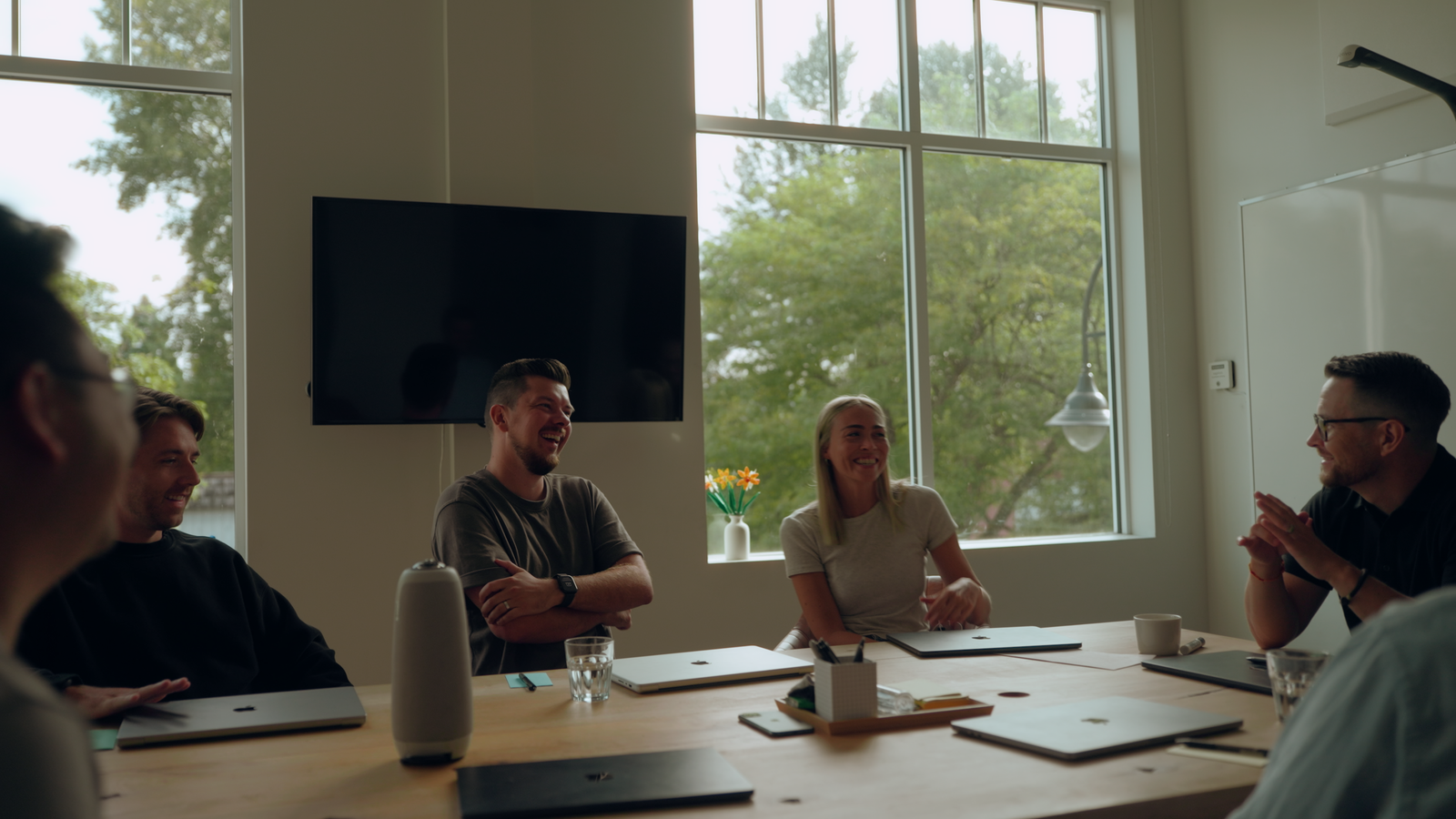 The Glass Canvas team together