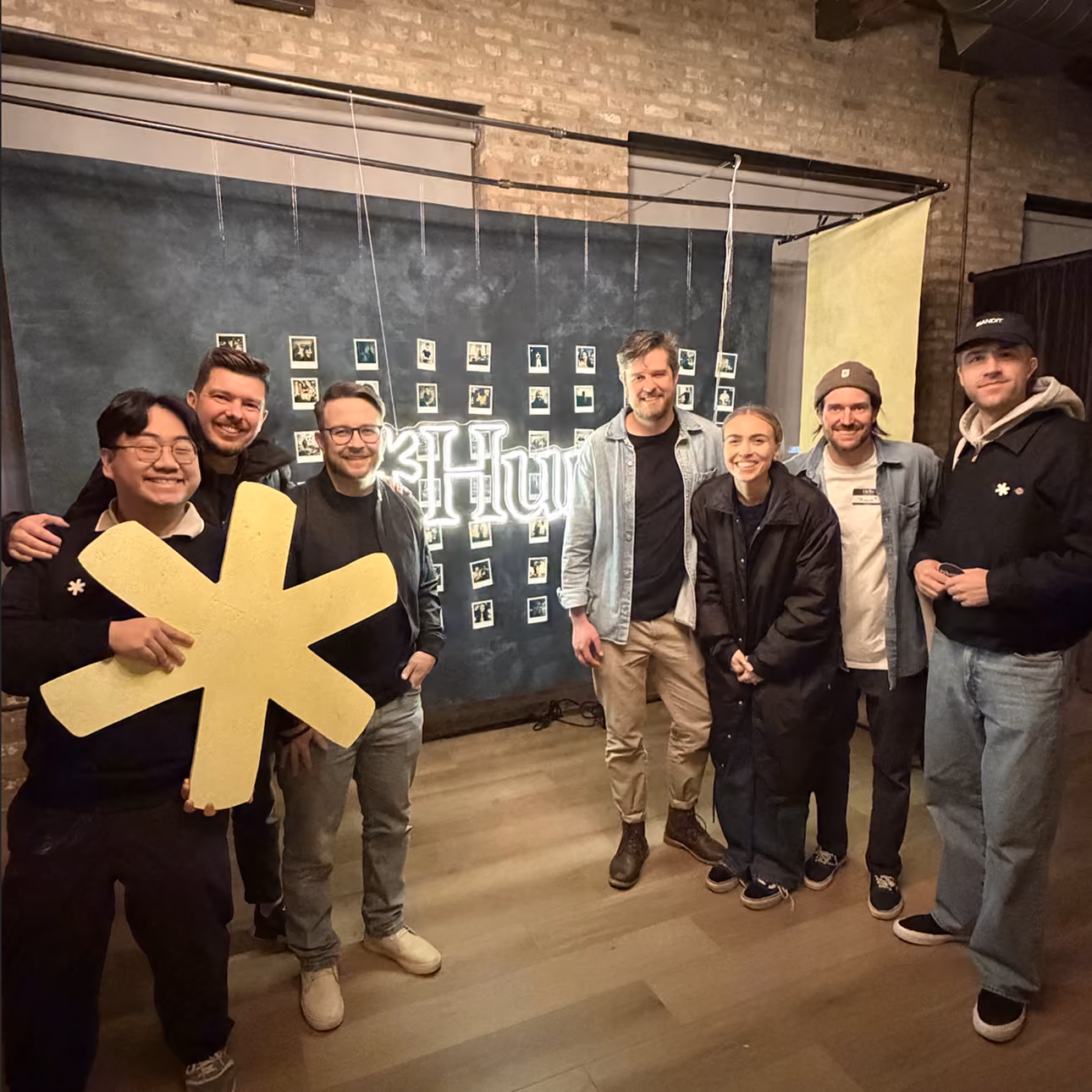 The Glass Canvas team together at a gathering