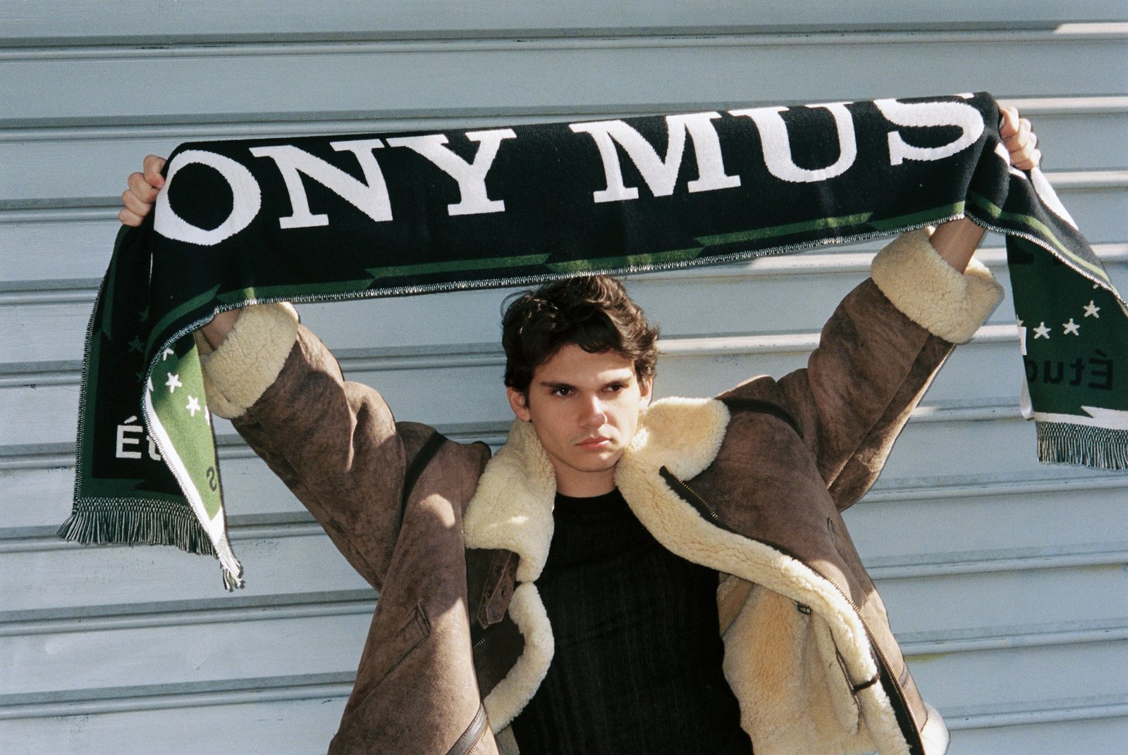 Etudes Studio x Sony Music scarf