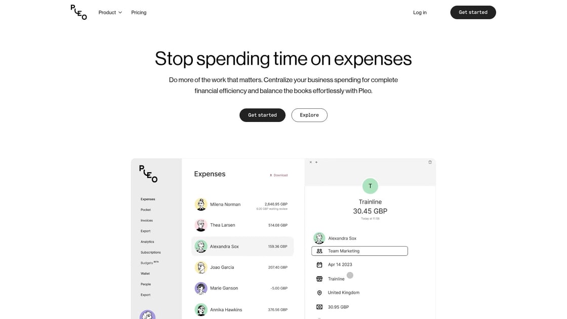 Pleo interface