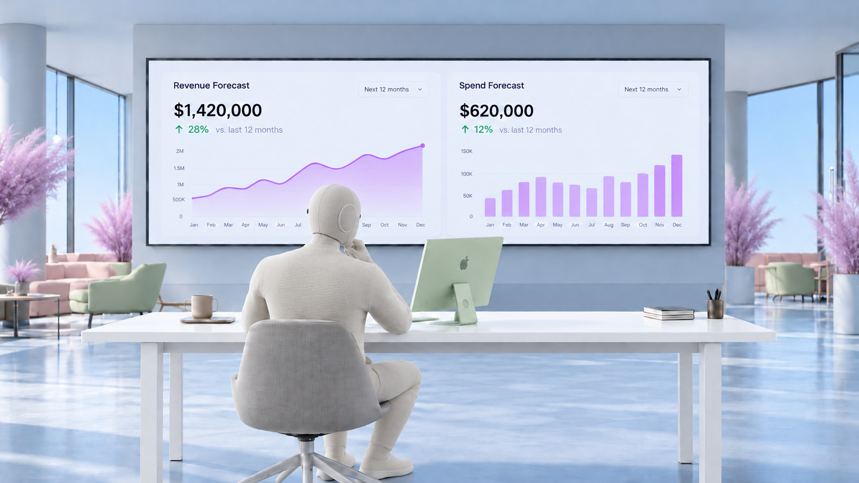 Showback vs chargeback for AI costs illustration
