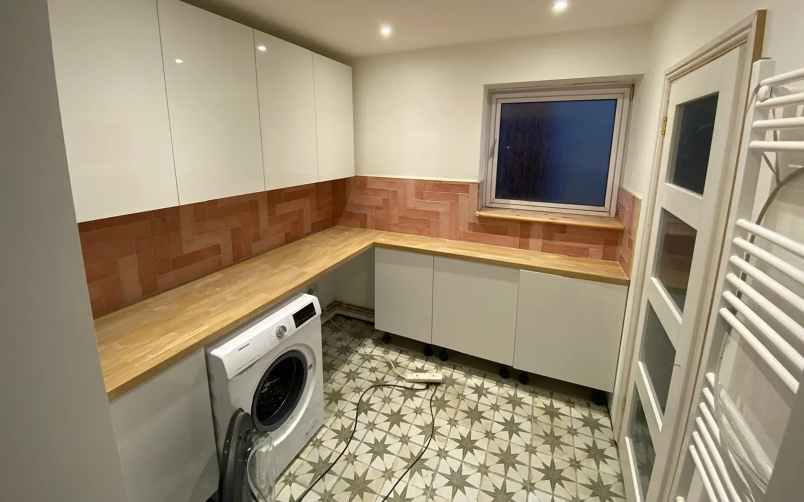 Renovated utility room