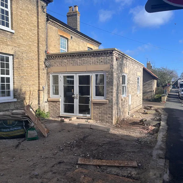 Extension built by JA renovations