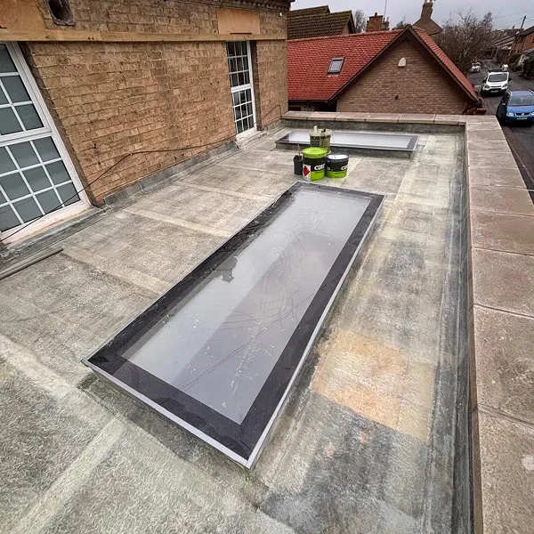 Extension with a sky light
