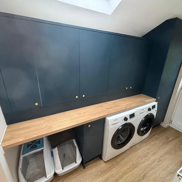 Refurbished utility room