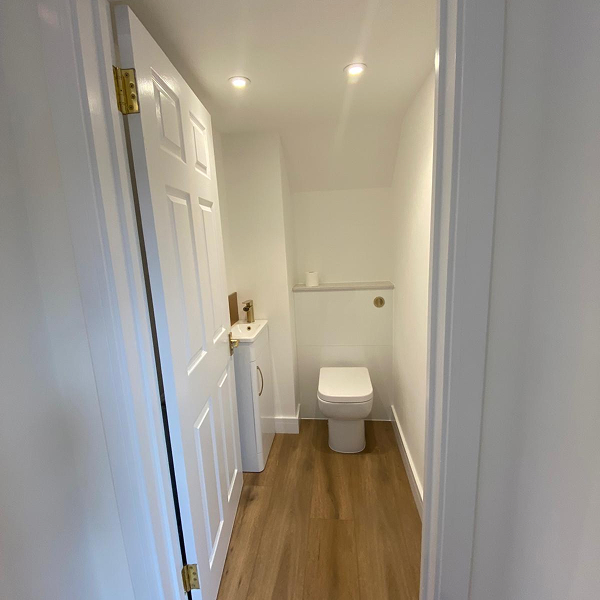 New bathroom installation