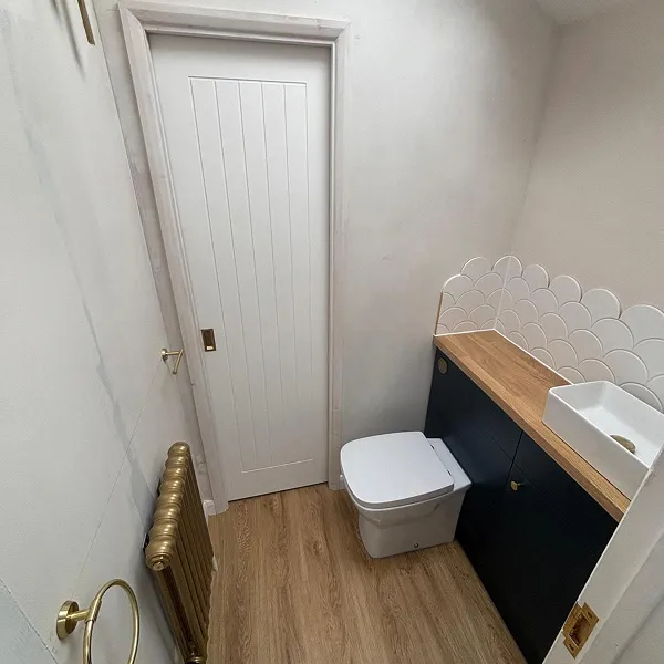 New bathroom installation
