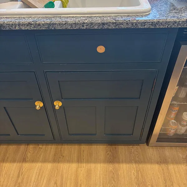 Refurbished kitchen draws