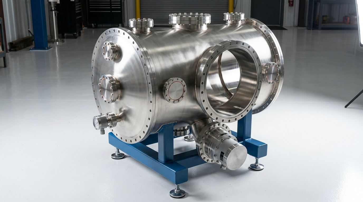 Ultra High Vacuum chamber fabrication and assembly at IMT Precision