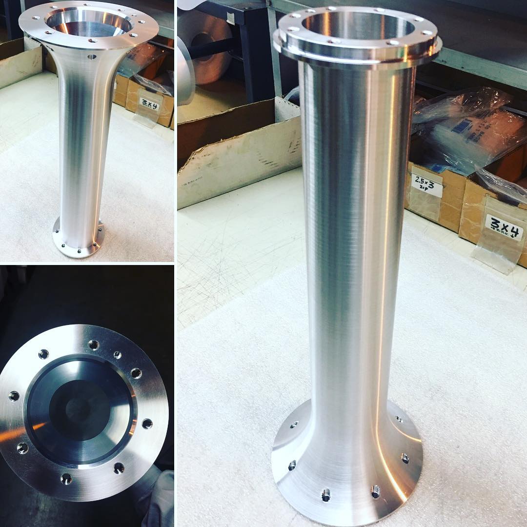 Production-grade prototype on CNC mill at IMT Precision's Hayward shop