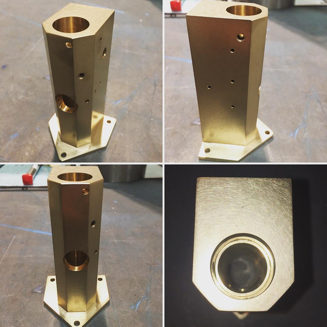Quick-turn precision part with CMM-verified dimensional inspection