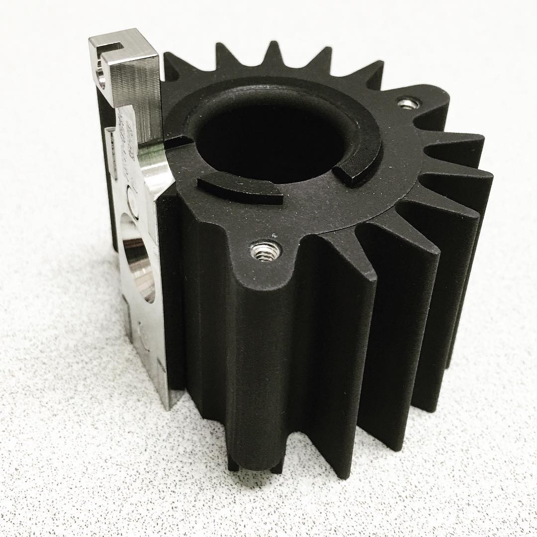 Thread insert installation using PEMSerter press at IMT Precision