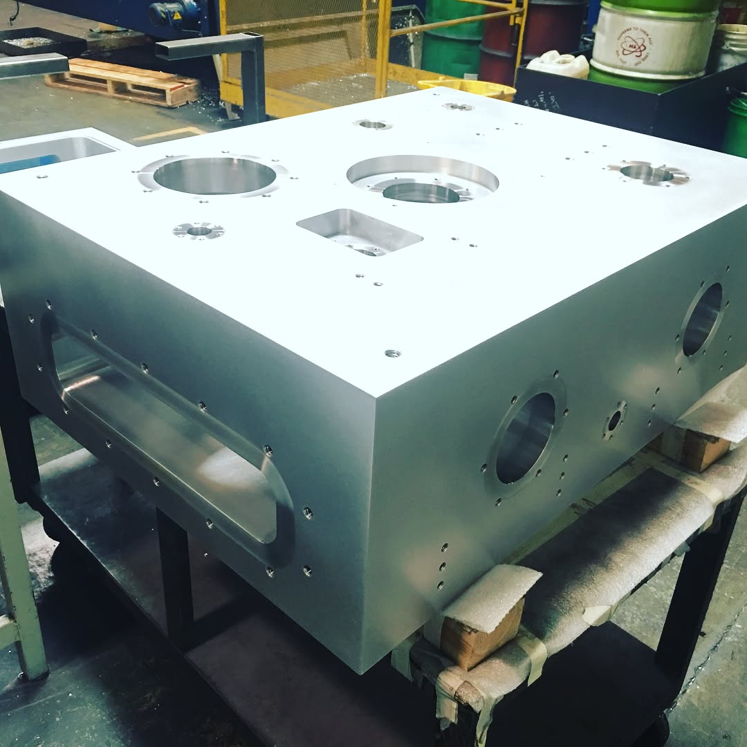 IMT Precision's CNC production floor with bridge mills and horizontal machining centers