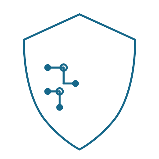 Shield icon representing aerospace and defense industry