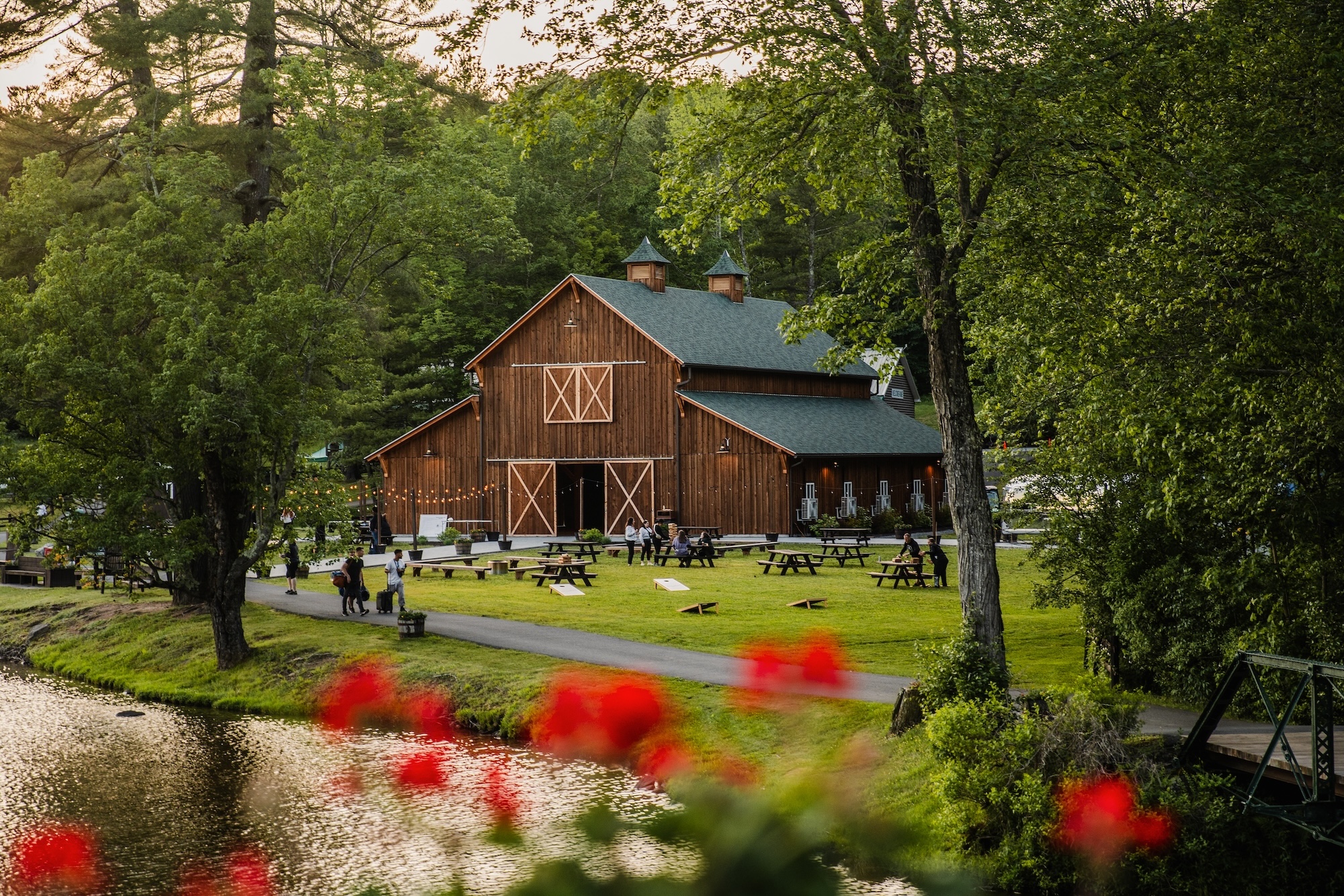 The Acres, Allaway's 400-acre campus in the Pocono Mountains, Pennsylvania