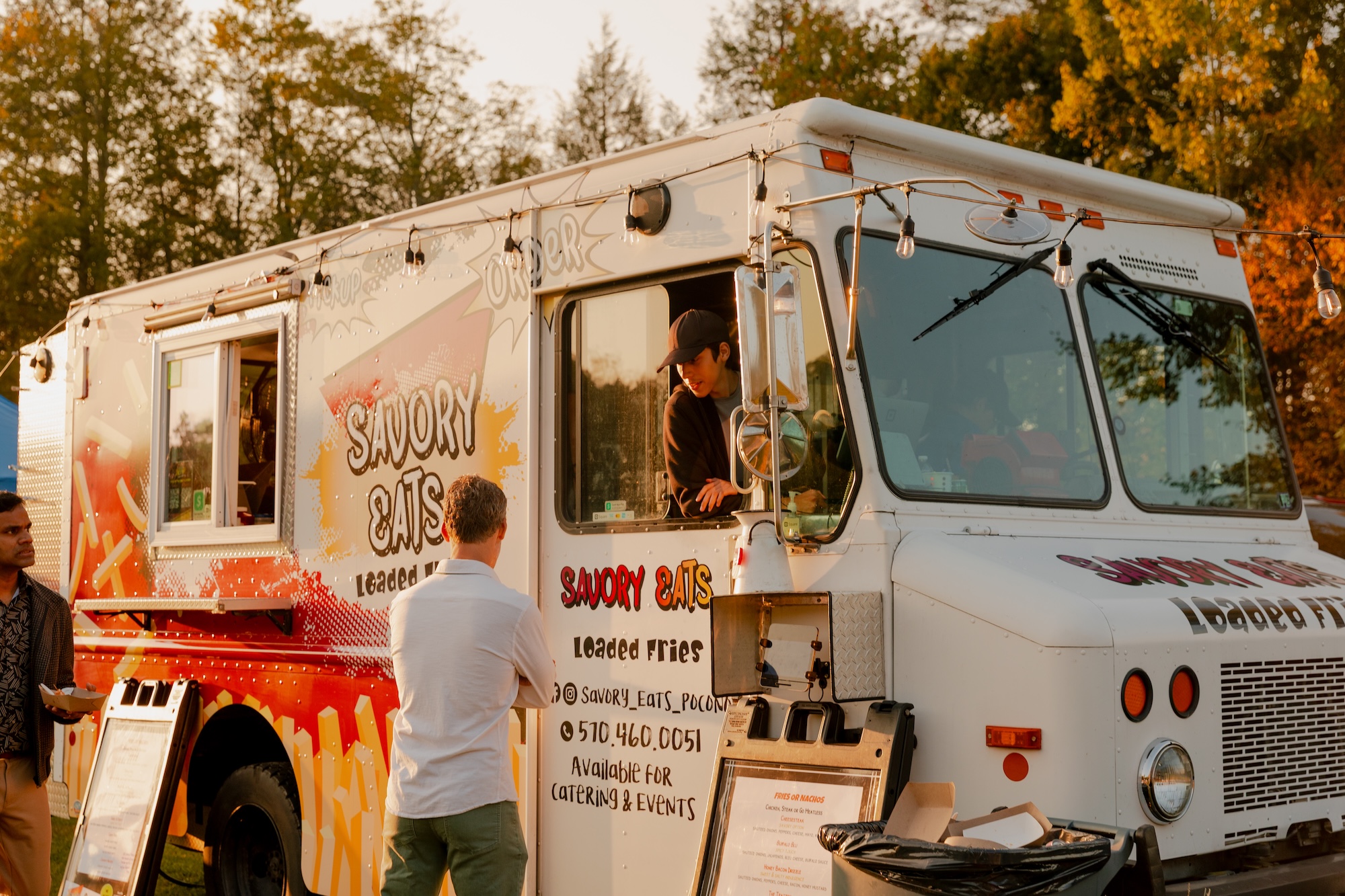 An on-site food and beverage vendor at an Allaway-produced event