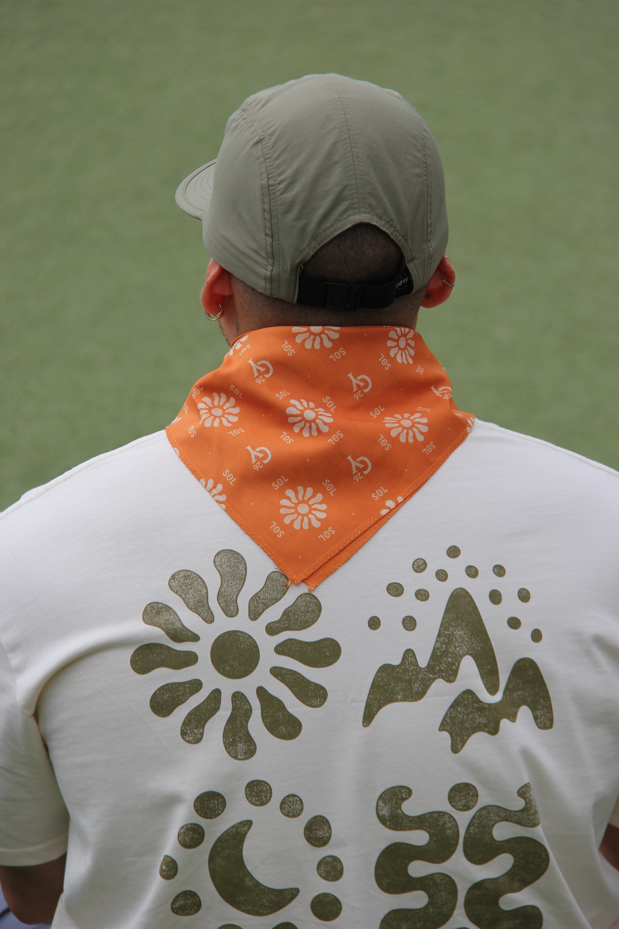 Custom Camp Yerba branding at The Acres