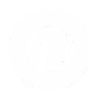Pinterest White Icon