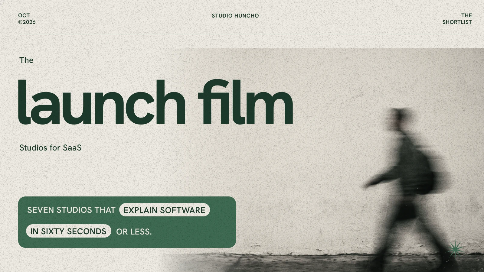 Best Product Video and Launch Film Studios for SaaS (2026) | Studio Huncho blog