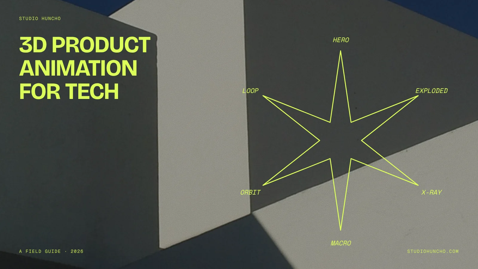 3D Product Animation for Tech Brands | Studio Huncho blog