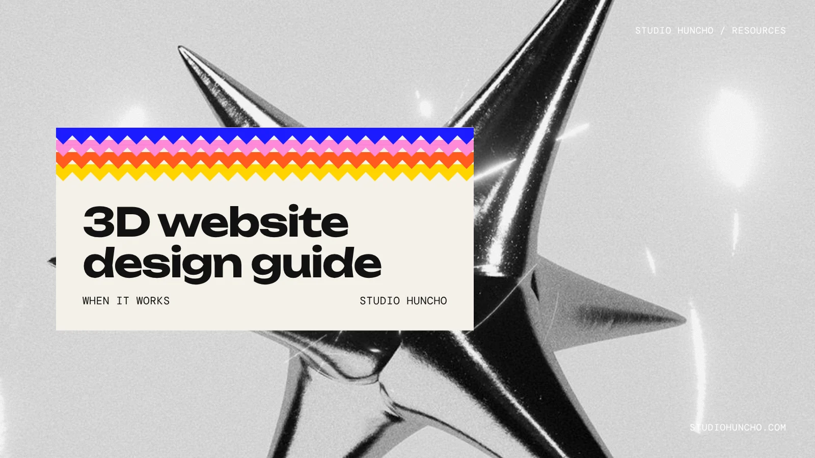 3D Website Design Guide | Studio Huncho blog