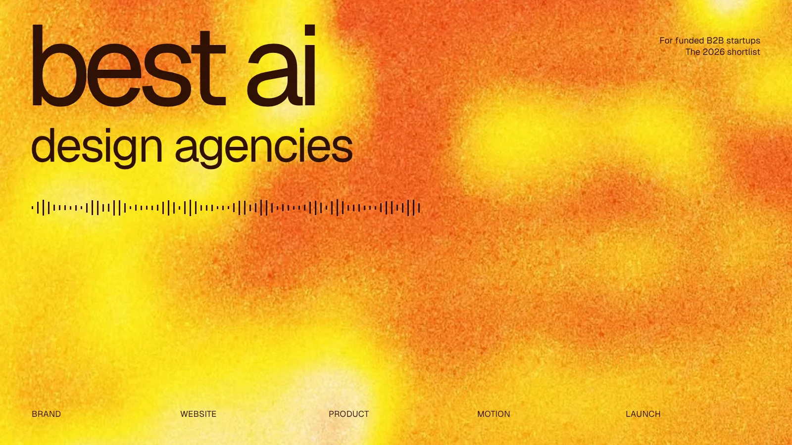 Best AI Design Agencies for B2B Startups (2026) | Studio Huncho blog