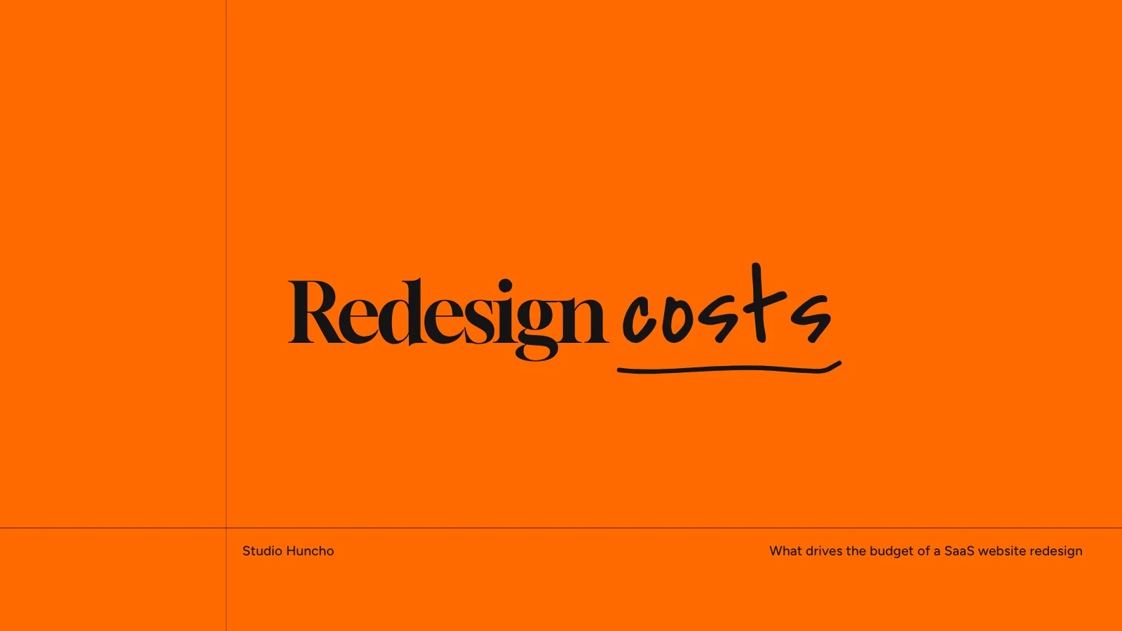 What Affects the Cost of a SaaS Website Redesign | Studio Huncho blog