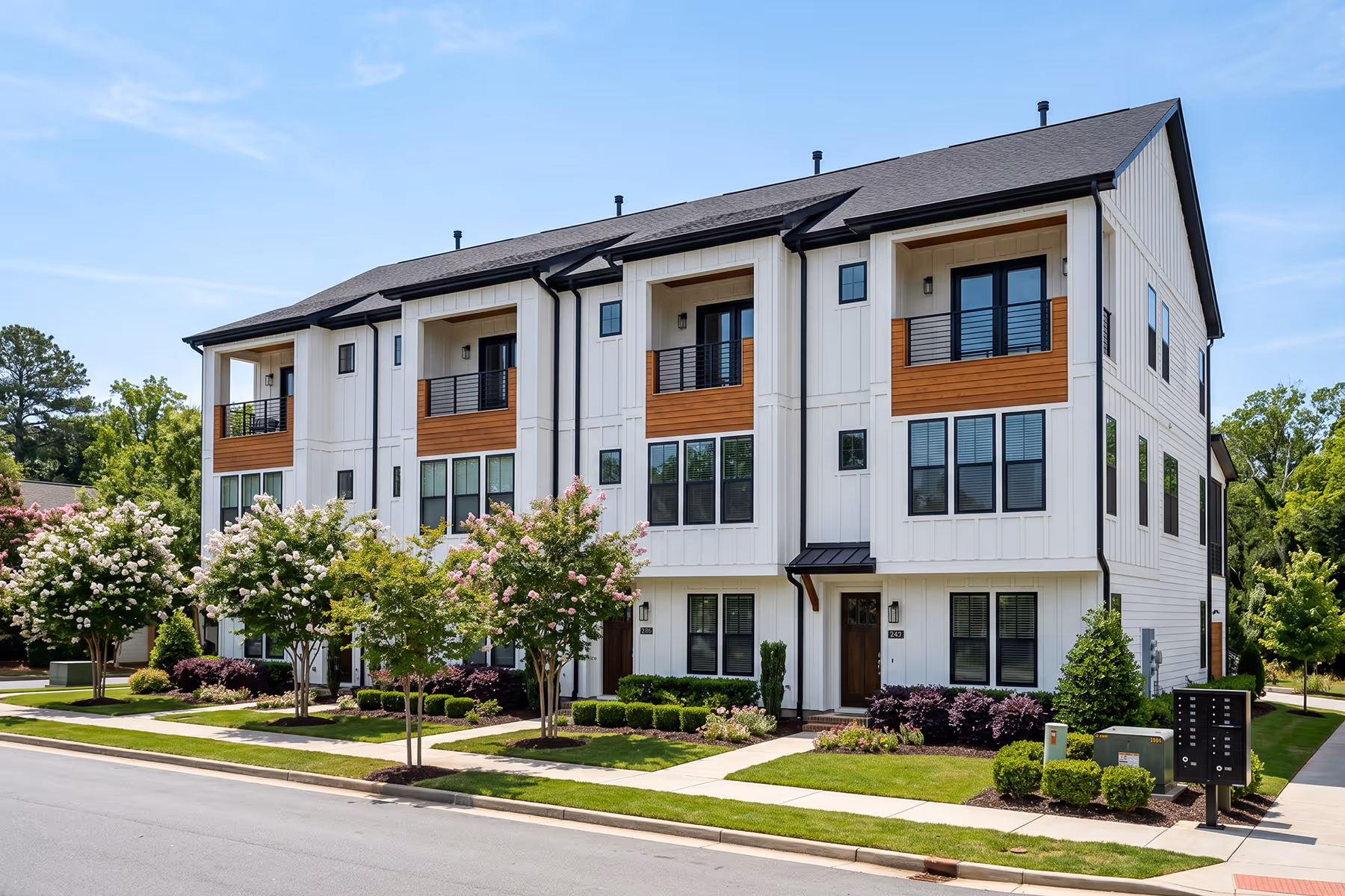 Townhome and multi-unit development by McKinley Douglas