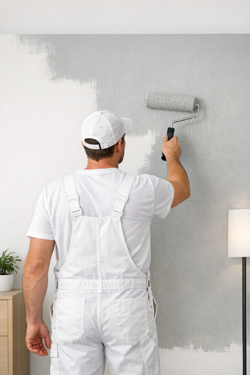 a image of a painter and decorator working