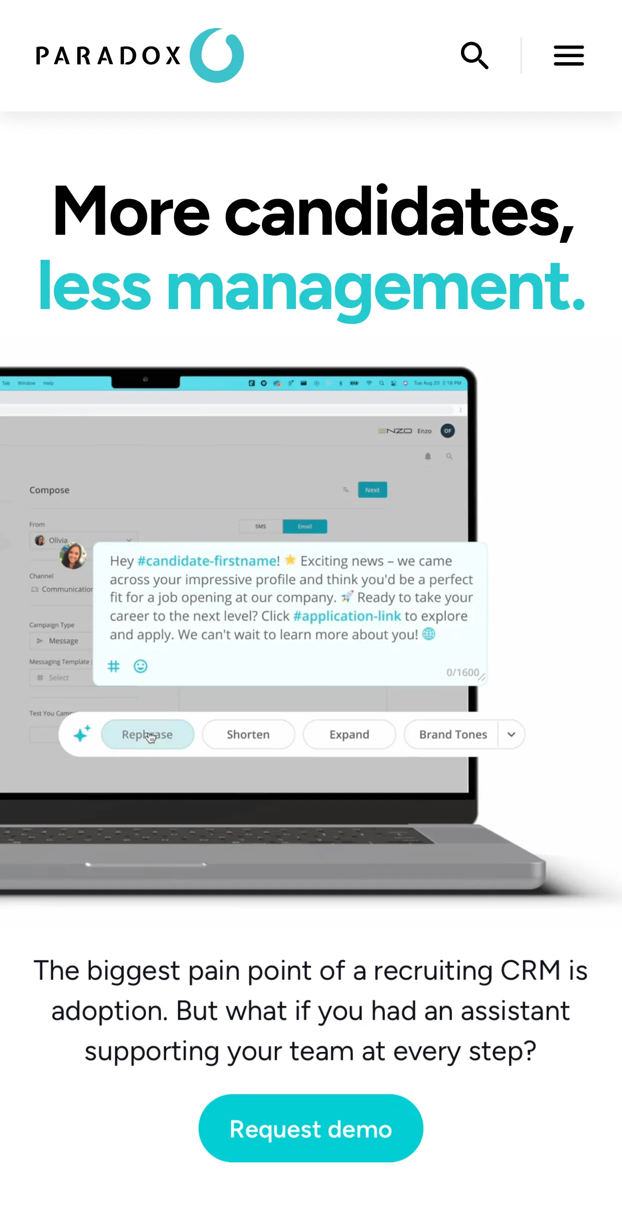 Website footer with invitation text, RSVP button, social icons, and images of people and outdoor scenes.