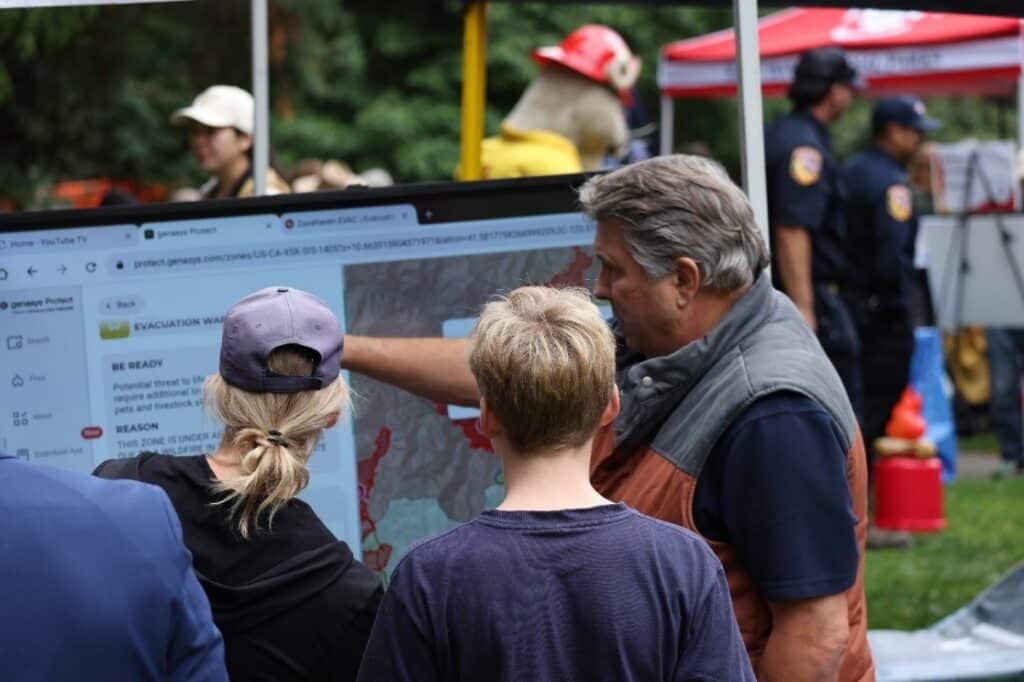 Joe Grupalo helping the Berkley community