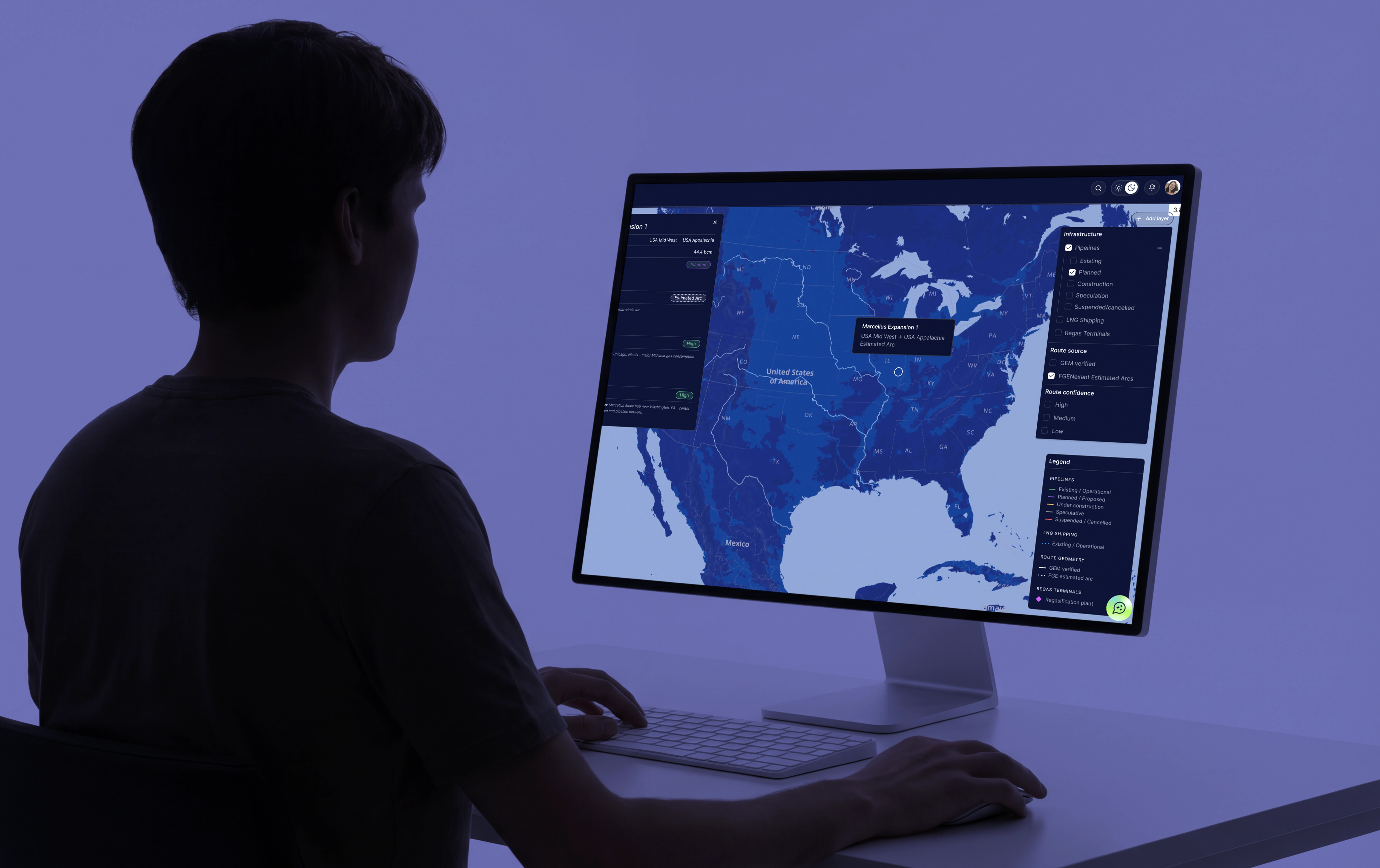 Designing the Interactive Map for FGE NexantECA's Lumen Platform