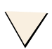 White downward-pointing triangle with black background.