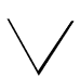 White downward-pointing triangle on a black background.