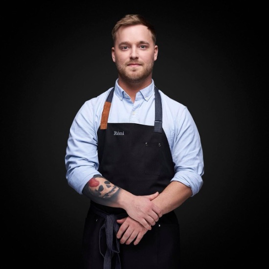 Portrait du chef Rémi Lemieux, signature culinaire du Grand Comité et du Petit Comité