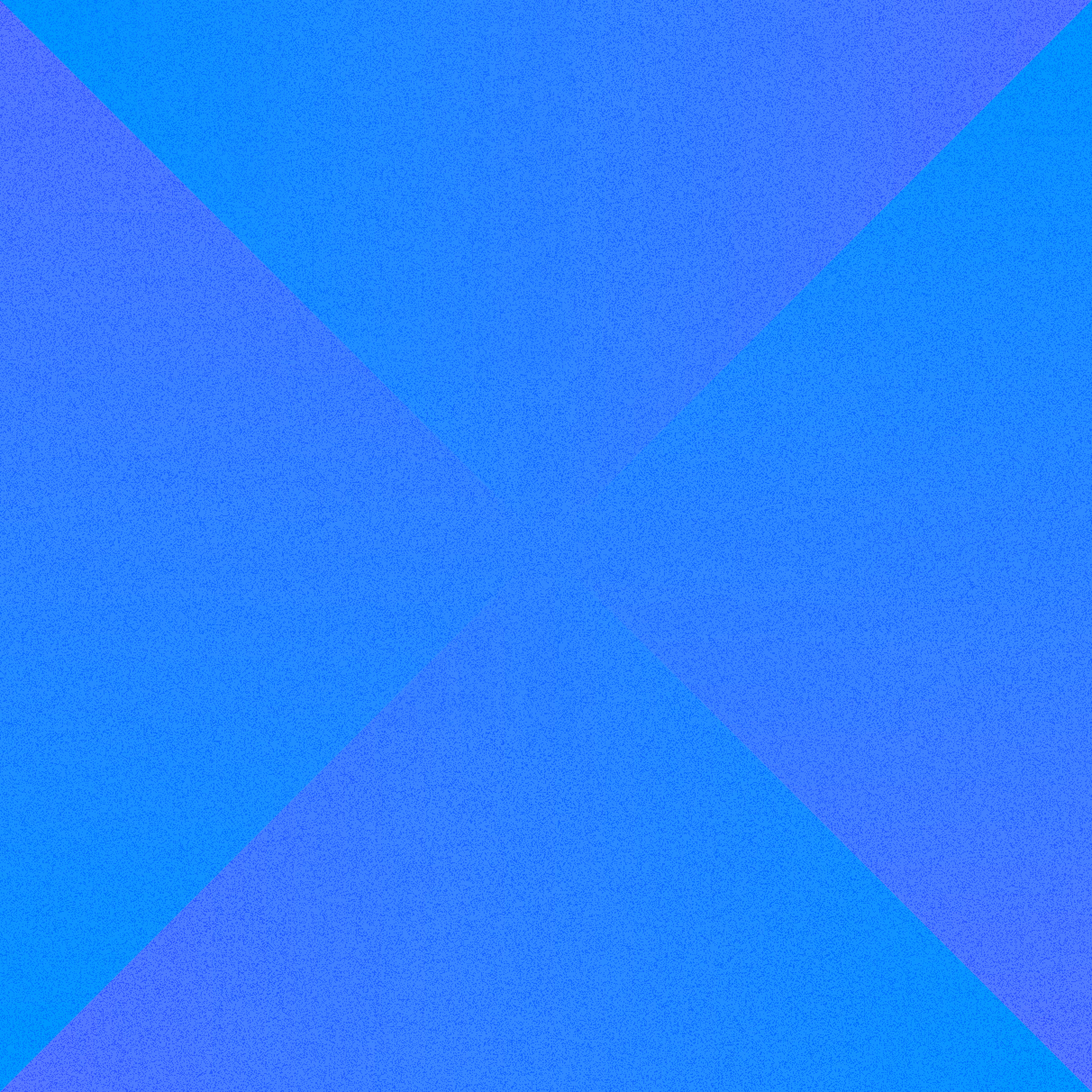 Abstract geometric pattern with intersecting blue and purple triangles forming an X shape.