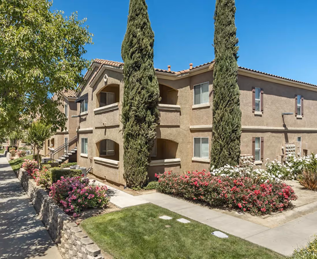 Exterior of apartments