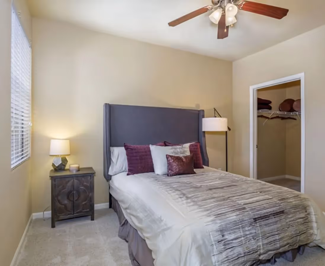 Furnished bedroom