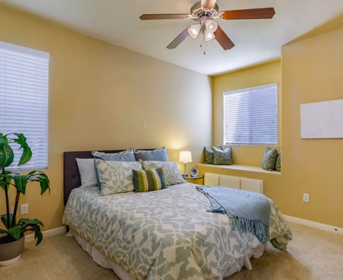 Furnished bedroom