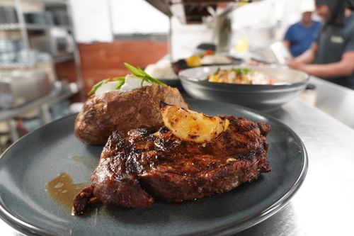 Sliced seared ribeye in greenville nc