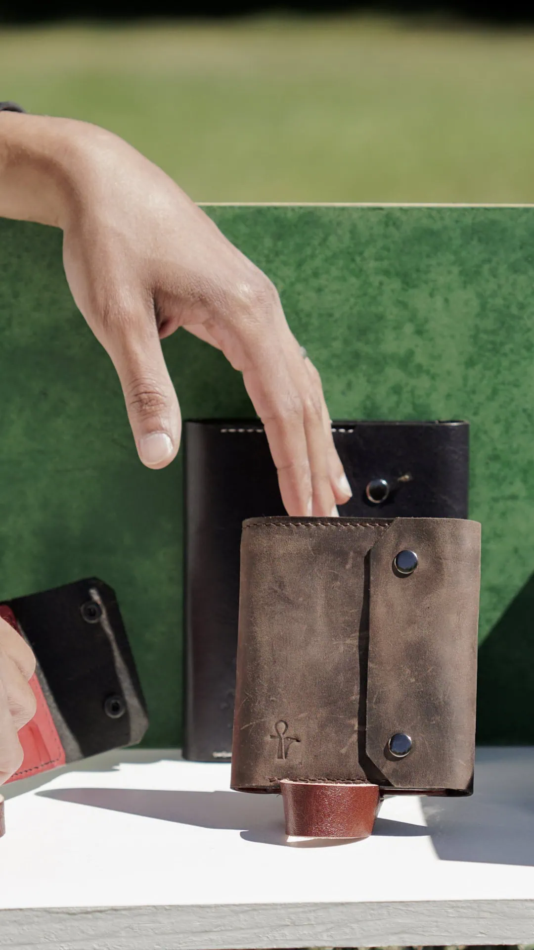 Hero Banner Showing Two Wallets