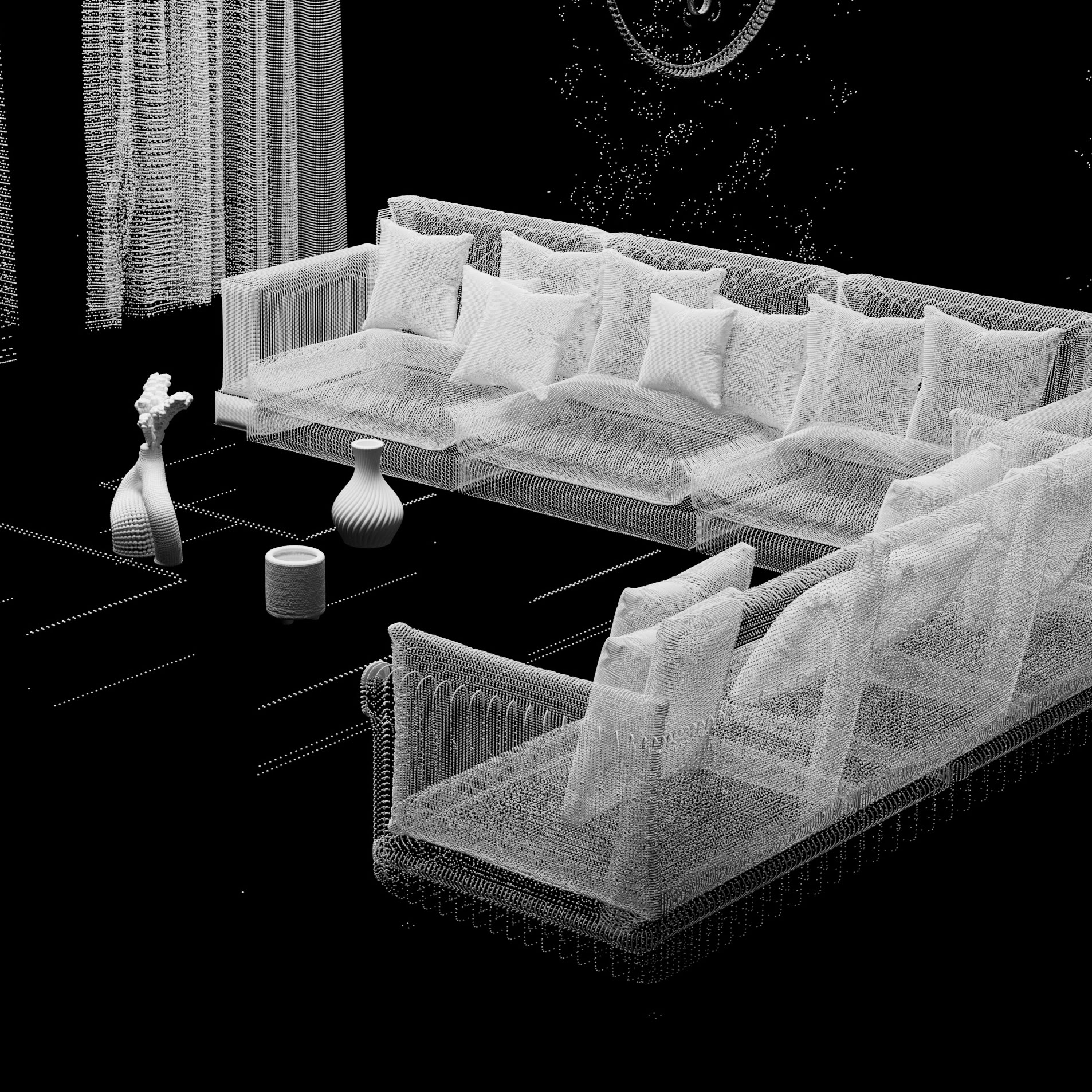 Living room being captured.